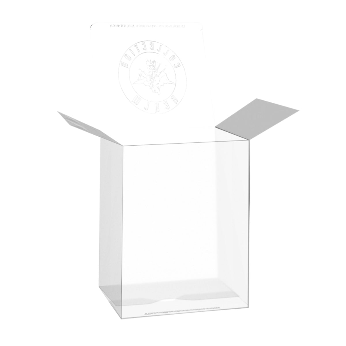 100-Pack Crystal Clear Vinyl Figure Protectors Compatible with 4-Inch Collectibles – Heavy-Duty Display Cases with 0.5mm Thickness for Water, Dust & UV Protection