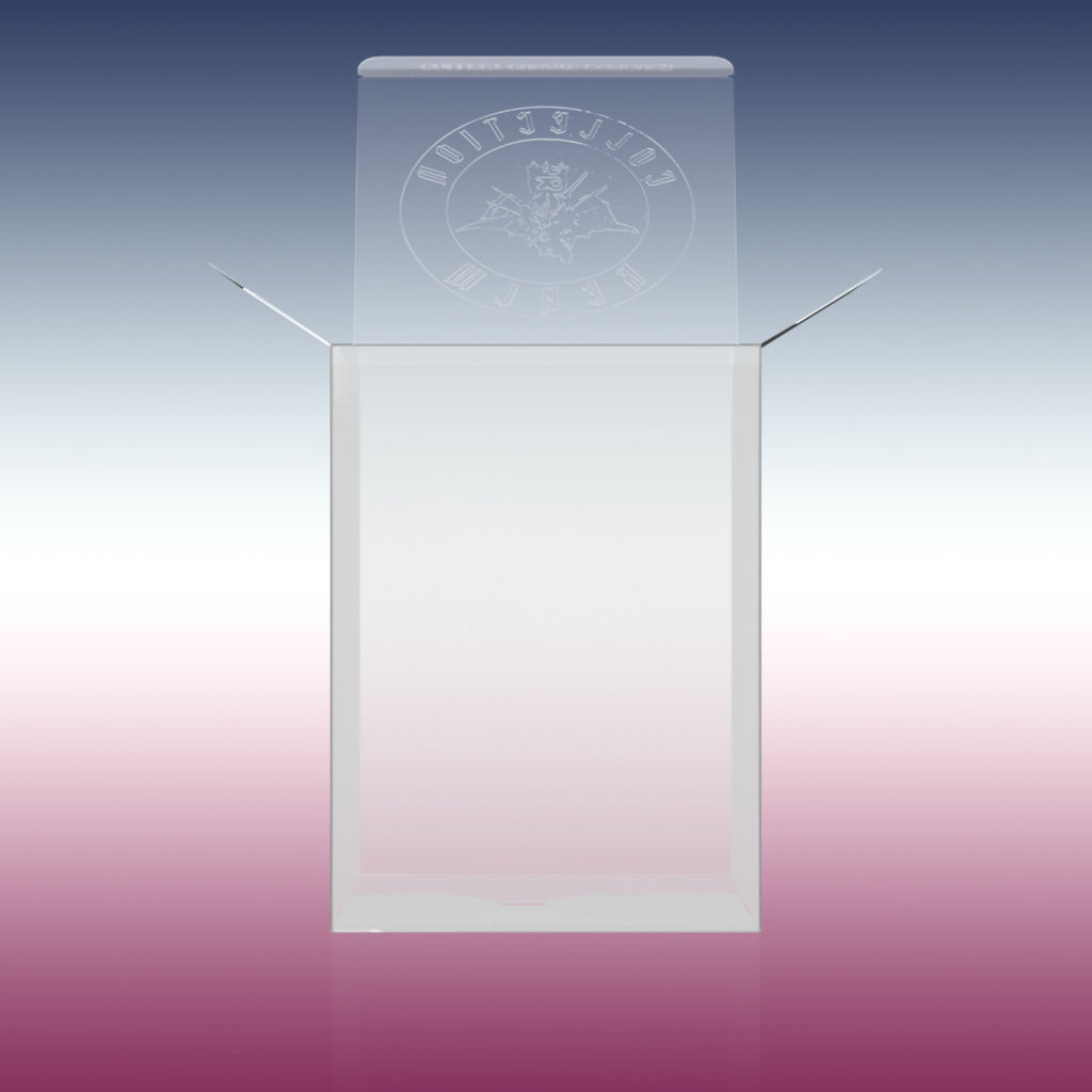 25-Pack Crystal Clear Vinyl Figure Protectors Compatible with 4-Inch Collectibles – Heavy-Duty Display Cases with 0.5mm Thickness for Water, Dust & UV Protection