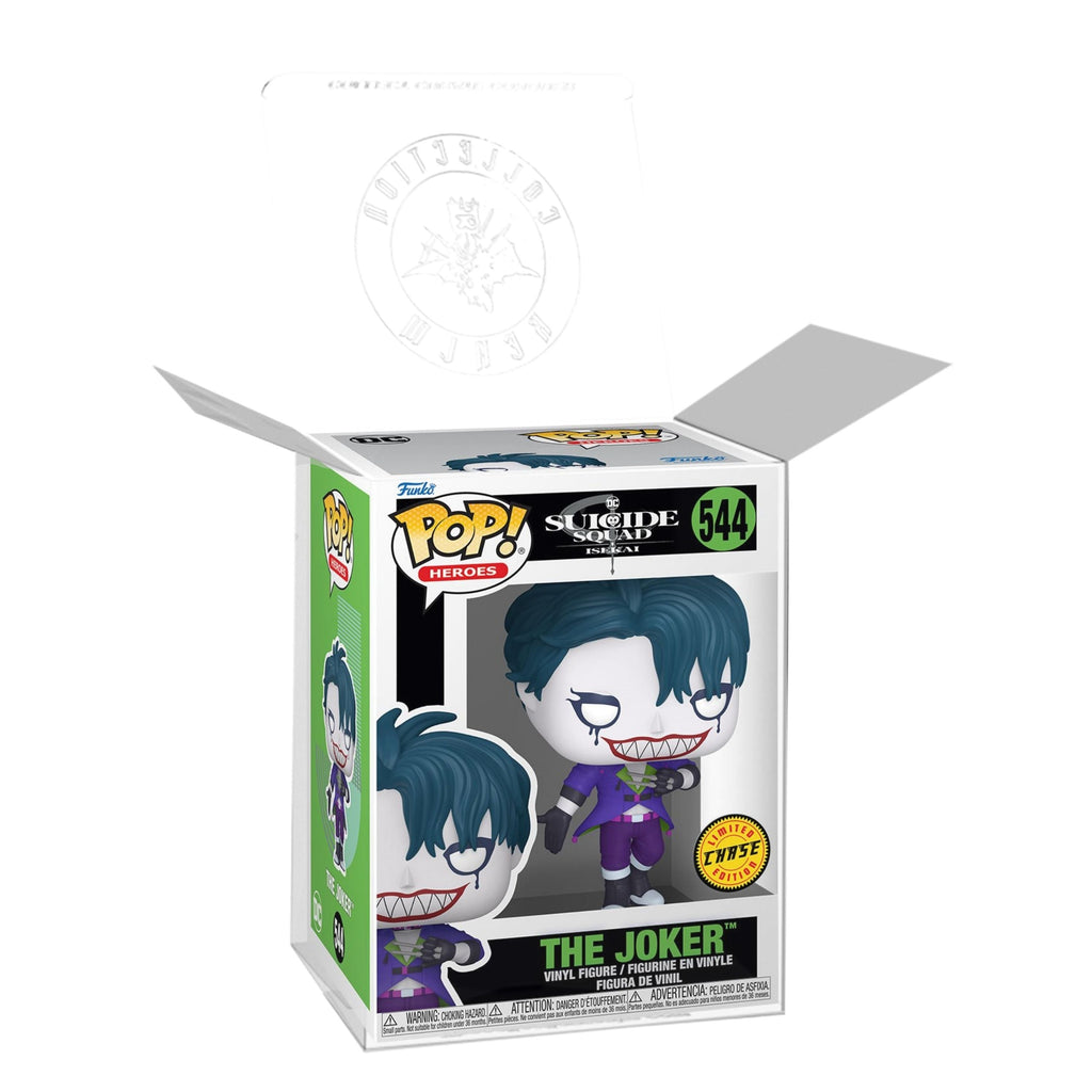The Joker Funko Pop! Heroes DC Suicide Squad Isekai - Approx. 4 1/2" Chase Limited Edition Collectible Vinyl Figure #544 with Display Box Protector Case