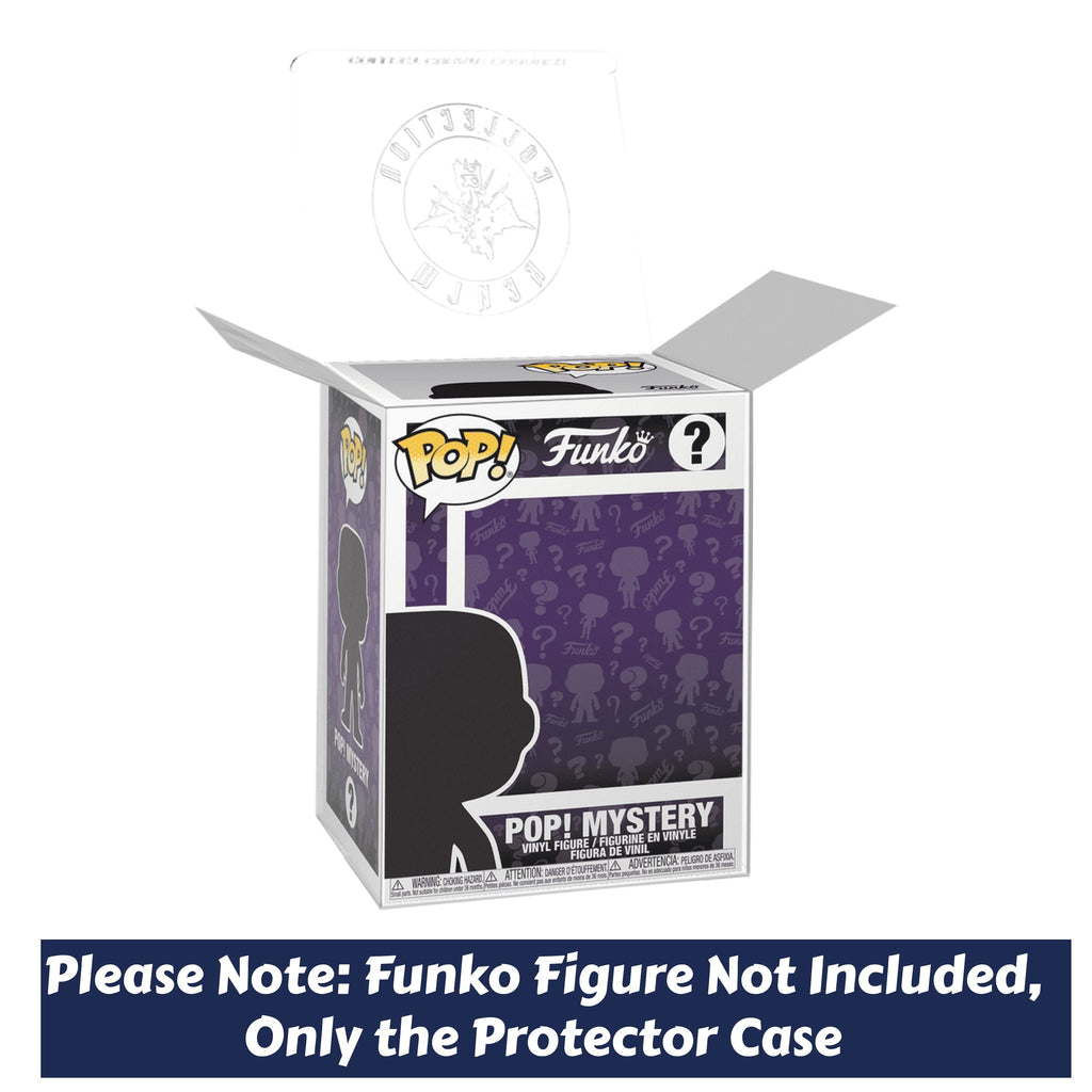 10-Pack Crystal Clear Vinyl Figure Protectors Compatible with 4-Inch Collectibles – Heavy-Duty Display Cases with 0.5mm Thickness for Water, Dust & UV Protection