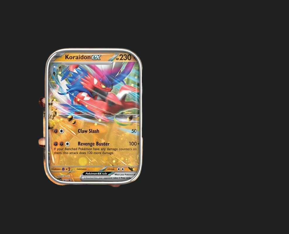Pokémon Trading Card Game: Slashing Legends Tin Koraidon 2025