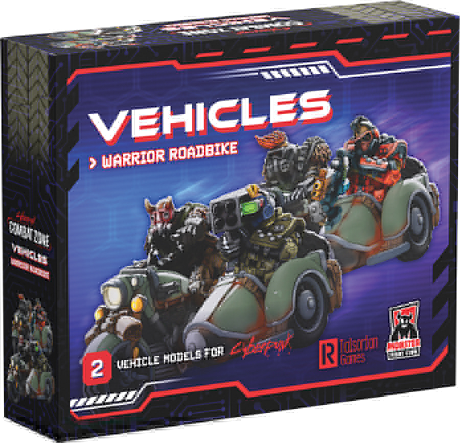 Cyberpunk RED: Combat Zone - Warrior Roadbike (PREORDER)