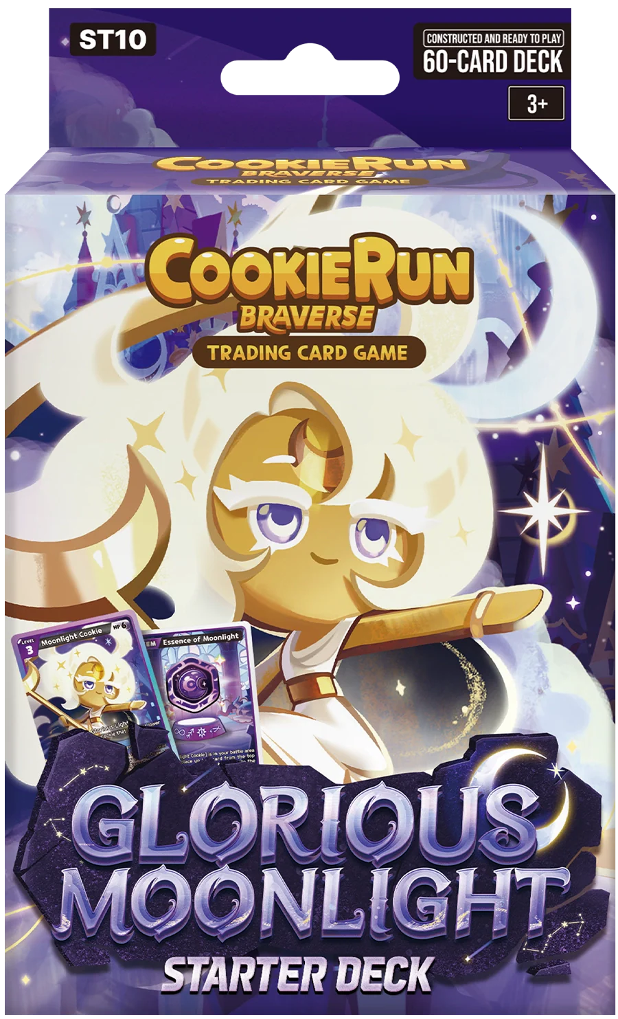CookieRun Braverse TCG ST-10 Glorious Moonlight Purple Starter Deck 60 Card Game Set