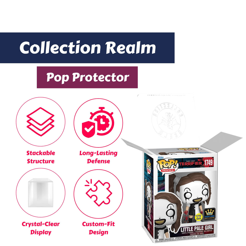 Little Pale Girl Funko Pop! Movies Damien Leone's Terrifier - Glows In The Dark Specialty Series - Approx. 4 1/4" Collectible Exclusive Vinyl Figure #1749 with Display Box Protector Case