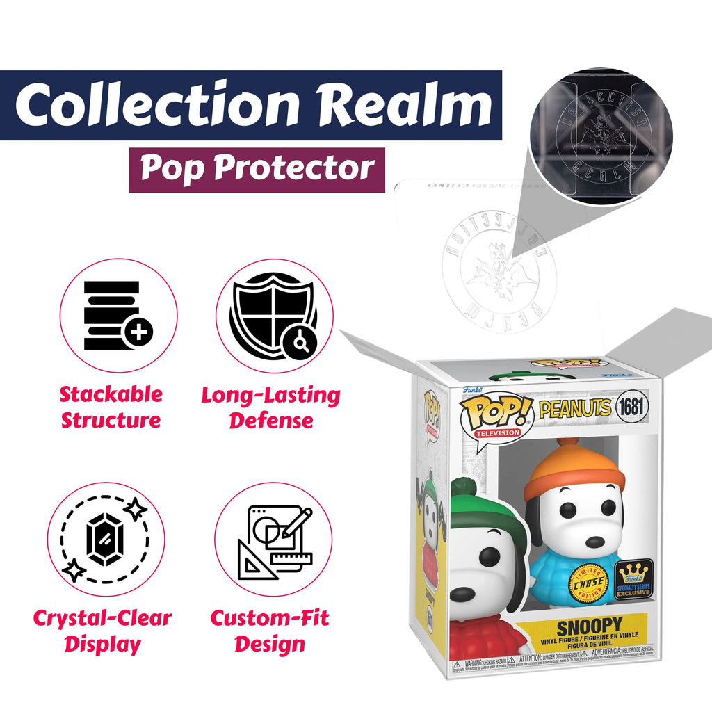 Snoopy in Blue Puffer Coat Funko Pop! Television Peanuts - Approx. 3 3/4" Chase Limited Edition Specialty Series Exclusive Collectible Vinyl Figure #1681 with Display Box Protector Case