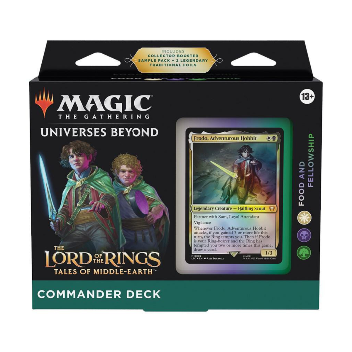 Magic The Gathering LOTR Tales of Middle Earth Commander Deck Food and Fellowship MTG Cards Set