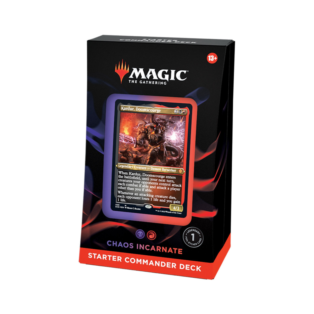 Magic The Gathering TCG Starter Commander Deck Chaos Incarnate 100 Card Deck MTG