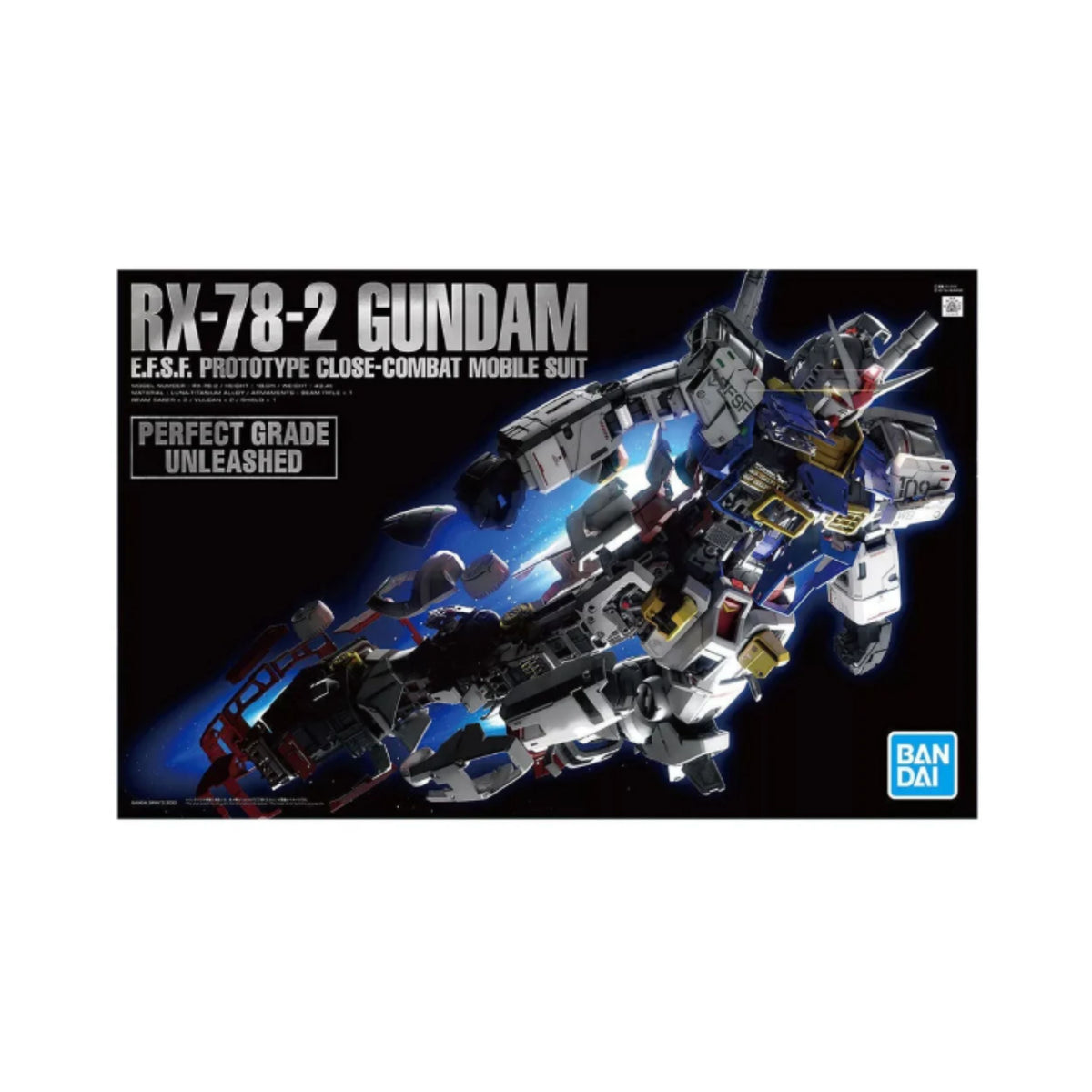 Bandai 1:60 PG Unleashed RX-78-2 Mobile Suit Gundam Model Kit – Premium Collector’s Masterpiece, Highly Articulated Anime Display Figure