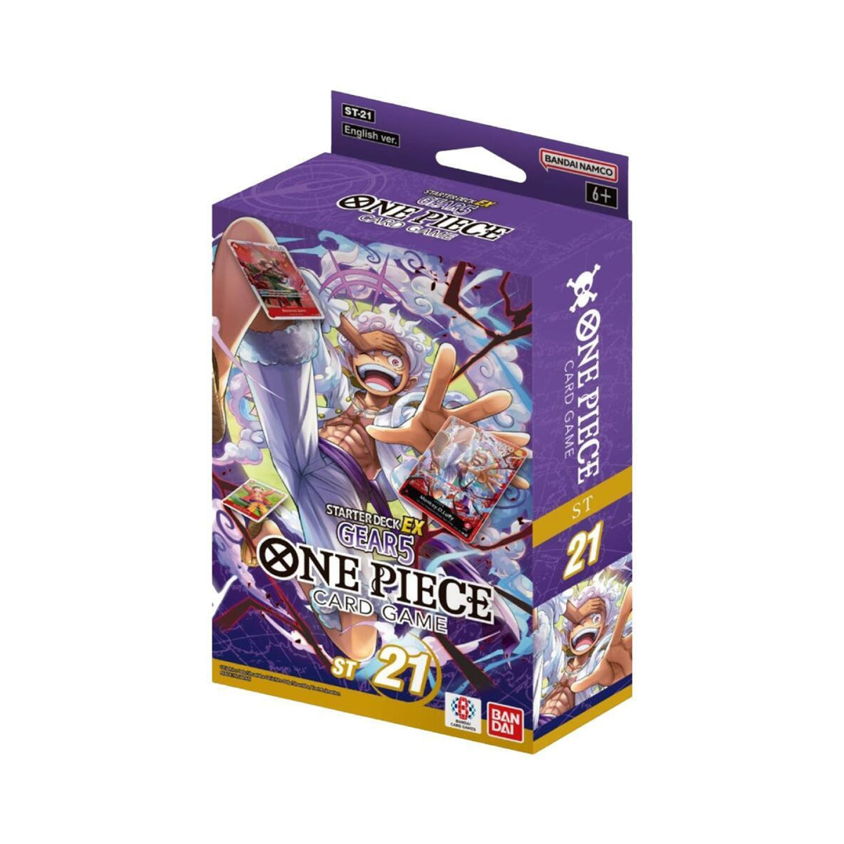 Bandai One Piece Card Game ST-21 EX Starter Deck Gear 5 (50-Card Deck)