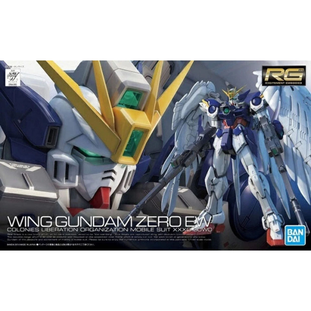 Bandai RG 1/144 XXXG-00W0 Wing Gundam Zero EW Real Grade Model Kit
