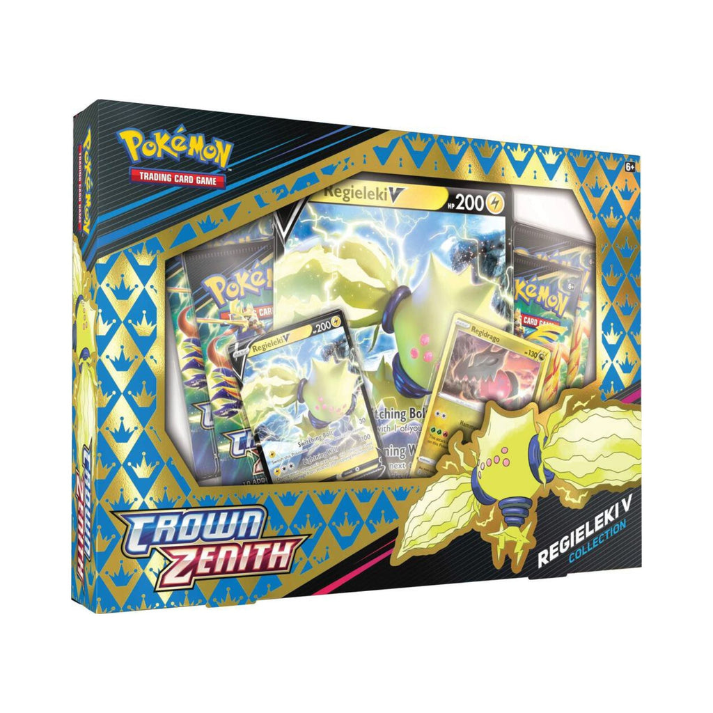 Pokemon TCG Crown Zenith Regieleki V Collection Pokemon Trading Card Game Box Set