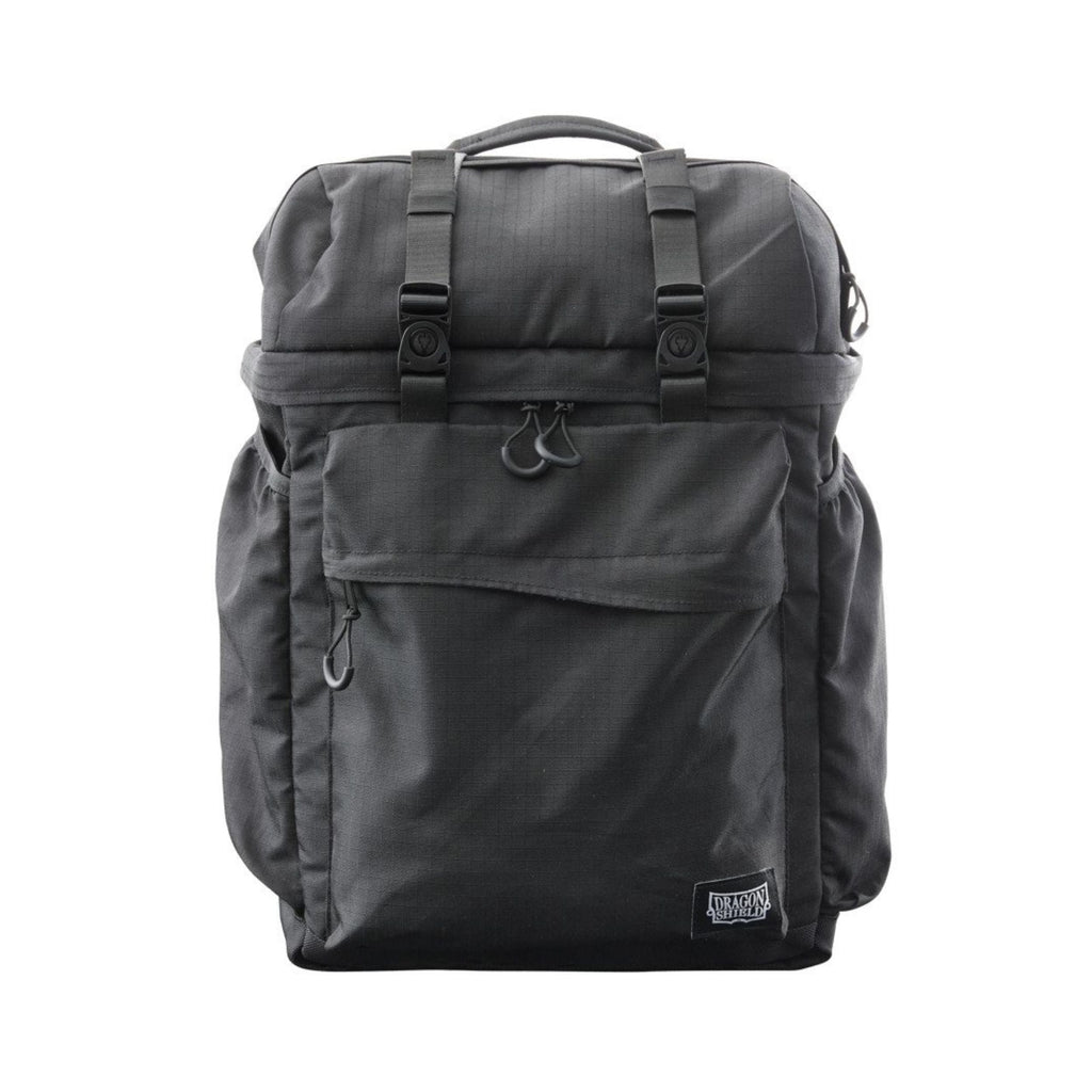 Dragon Shield Dragon Lock System Dragon Pack Backpack Black & Grey for TCG Players, Waterproof Gaming Bag with Laptop Sleeve, Deck Storage & Playmat Compartments (PREORDER - Release Date July 10, 2026)