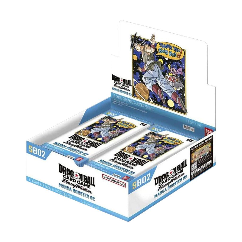 Dragon Ball Super Card Game Fusion World Manga Booster 02 [SB02] Booster Box – Sealed Box for Card Game & Collectible Card Games