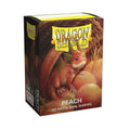Dragon Shield Dual Matte Sleeves Peach 100 Count – Standard Size Card Sleeves with Clear Front, Matte Textured Back, Black Interior, Opaque Protection for MTG, Pokémon, Lorcana & TCG Cards (PRE-ORDER)
