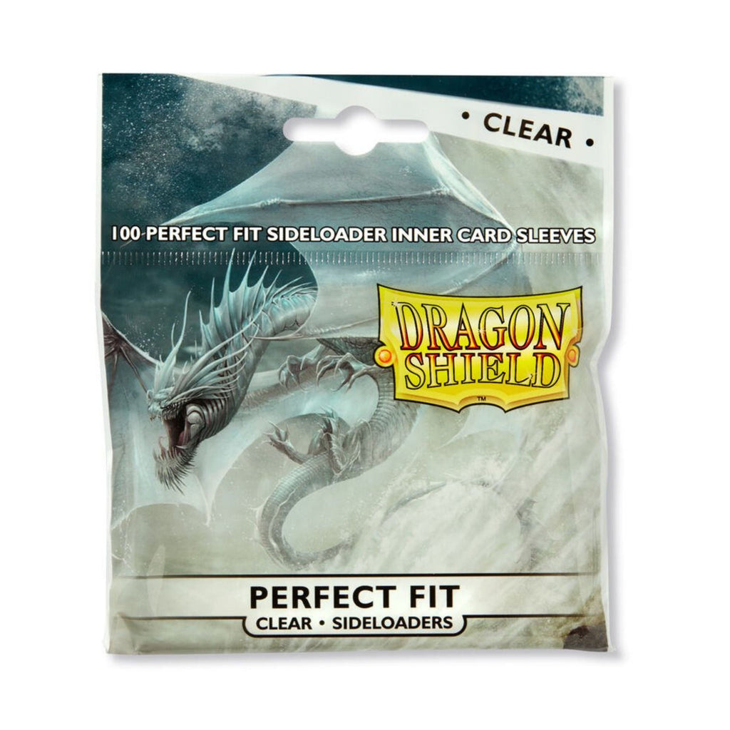 Dragon Shield Perfect Fit Clear Sideloaders Inner Card Sleeves 100 Count