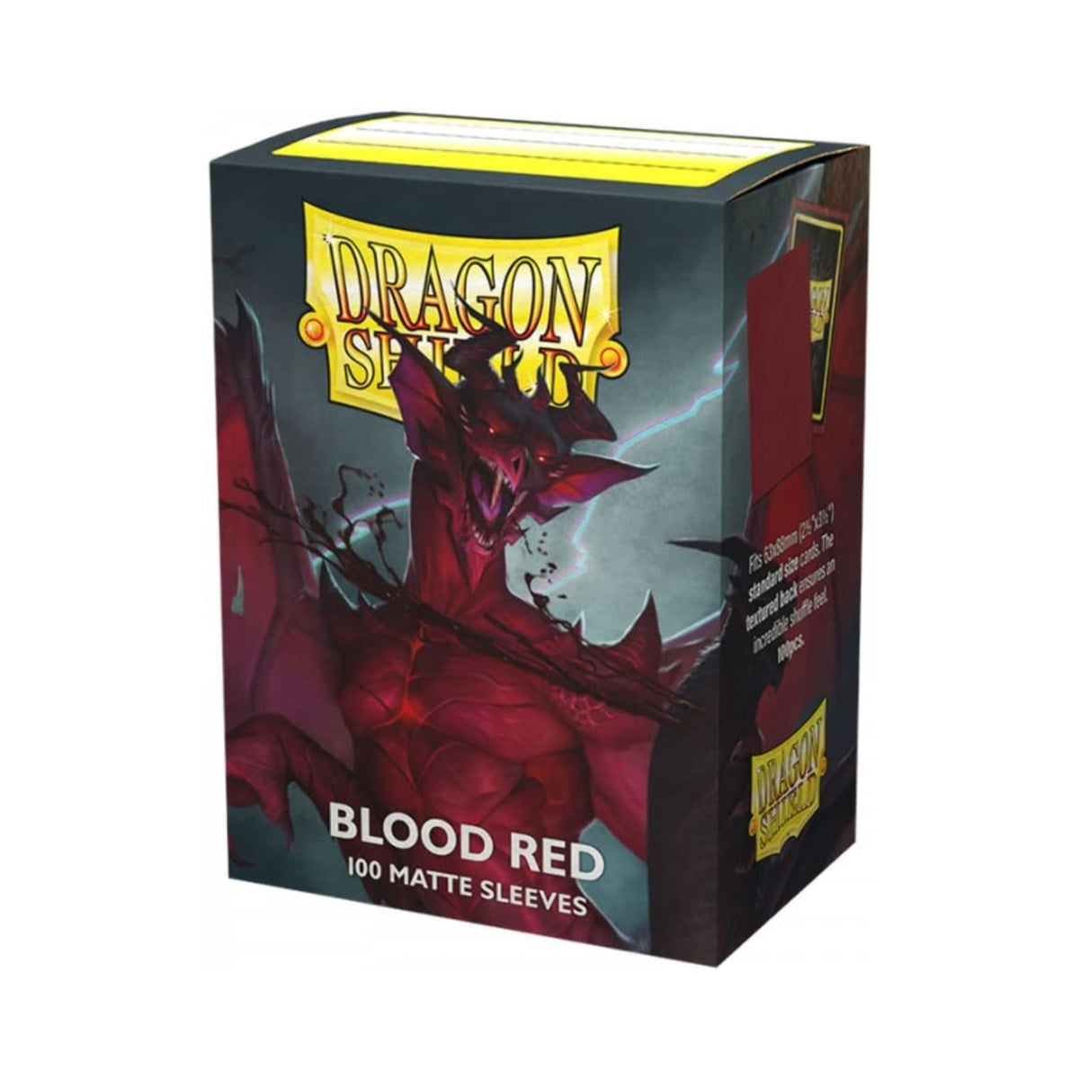 Dragon Shield Matte Sleeves Blood Red 100ct Trading Card Sleeves MTG Pokemon Card Protector