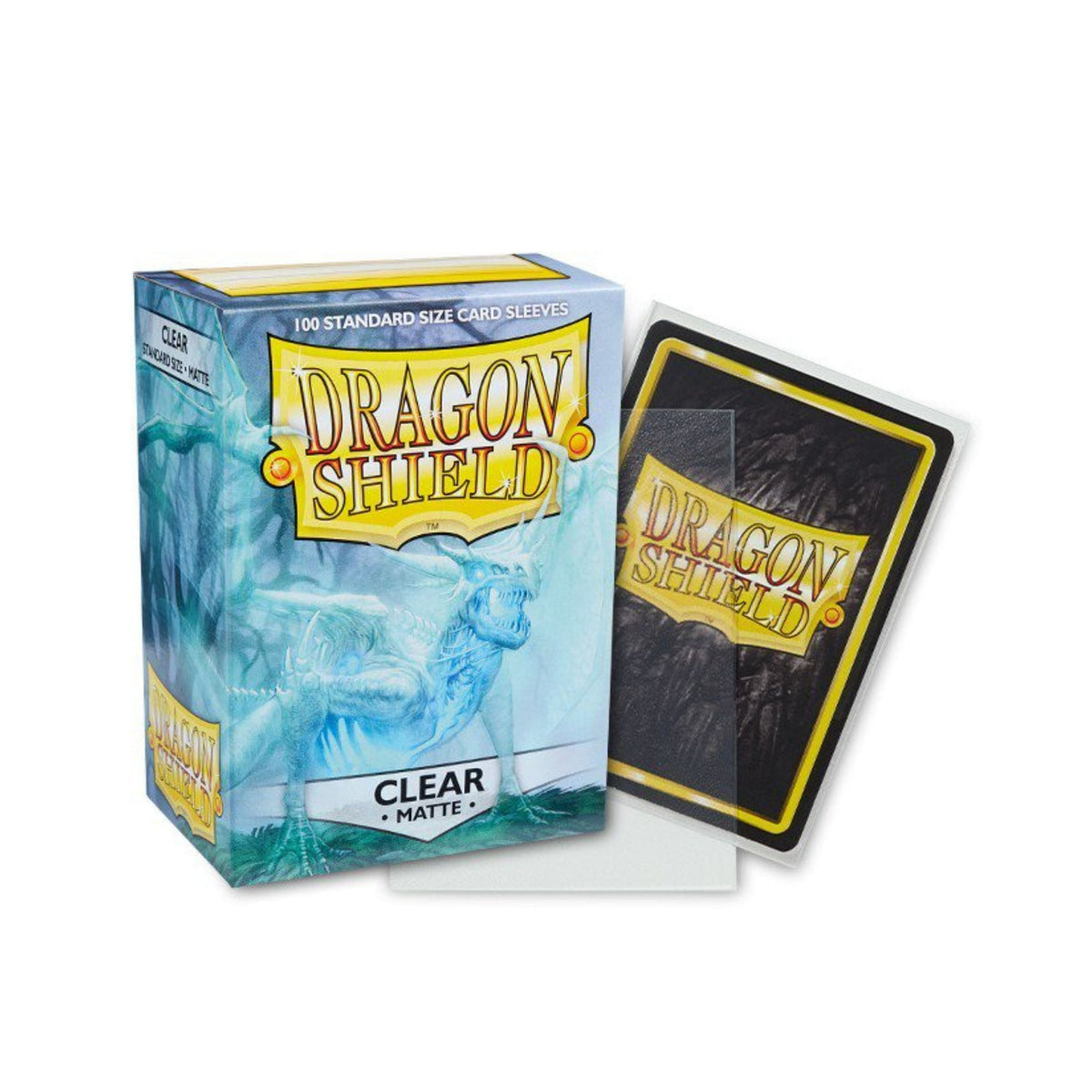 Dragon Shield Standard Matte Card Sleeves Silver 100 Count – Premium TCG Trading Card Sleeves for MTG, Pokémon, Disney Lorcana & Flesh and Blood, Durable Matte Finish, Standard Size 63 x 88 mm