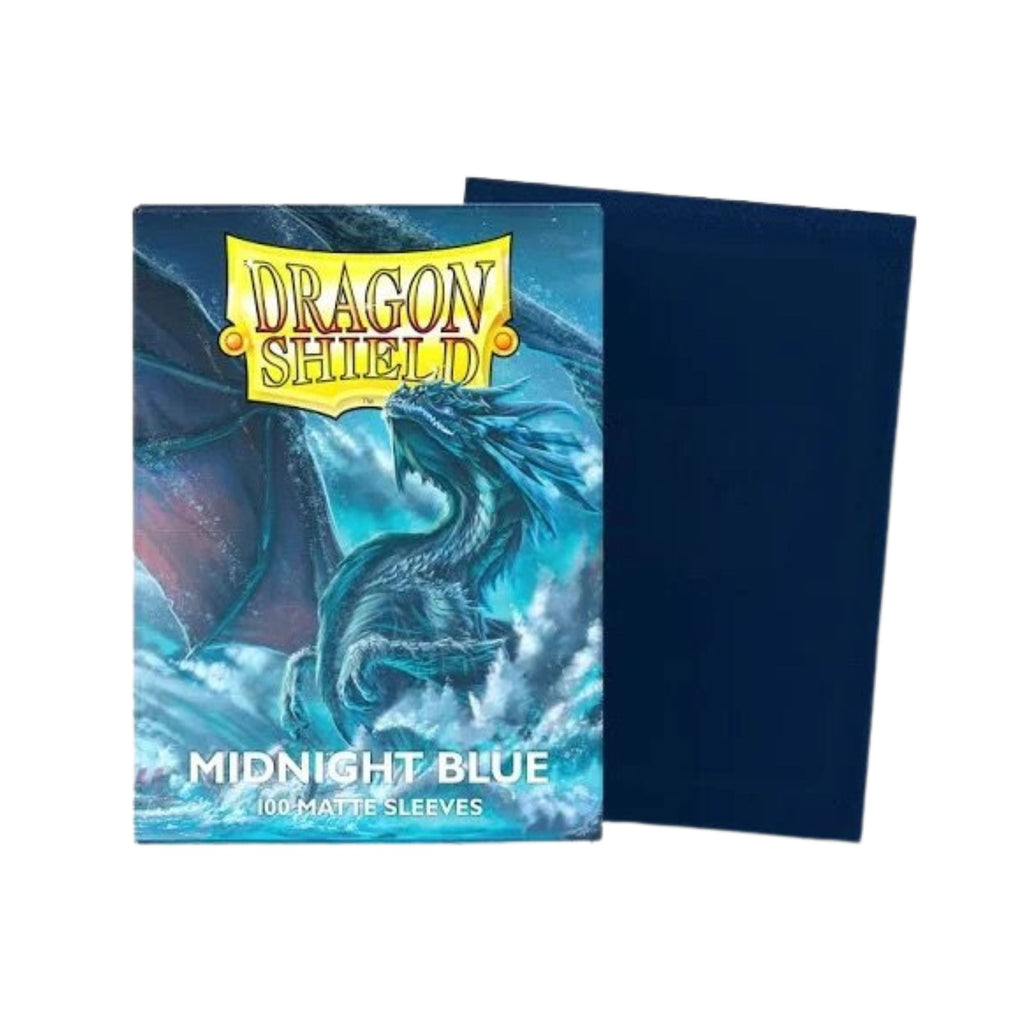 Dragon Shield card Sleeves Midnight Blue Matte 100ct Durable TCG Sleeves for Card Games