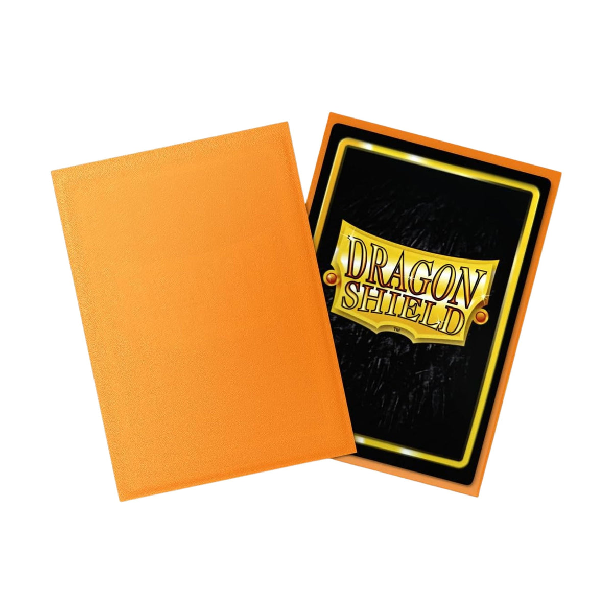 Dragon Shield Card Sleeves Orange Matte Standard Size Trading Card Protectors, 100ct