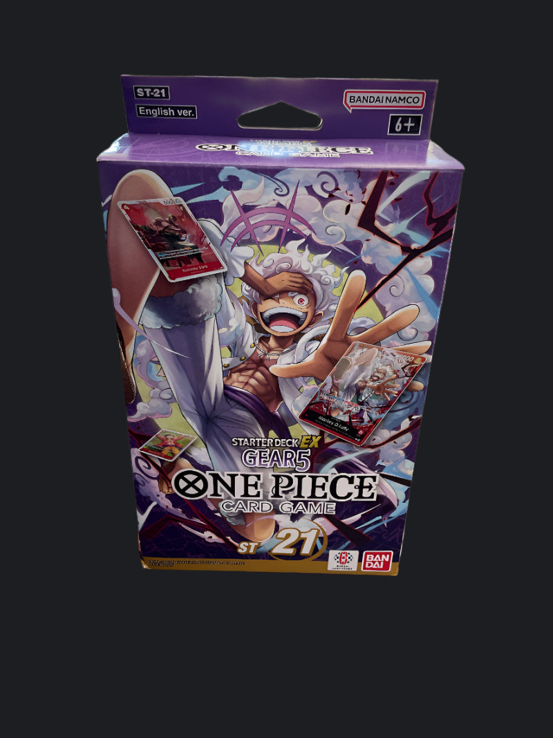 Bandai One Piece Card Game ST-21 EX Starter Deck Gear 5 (50-Card Deck)