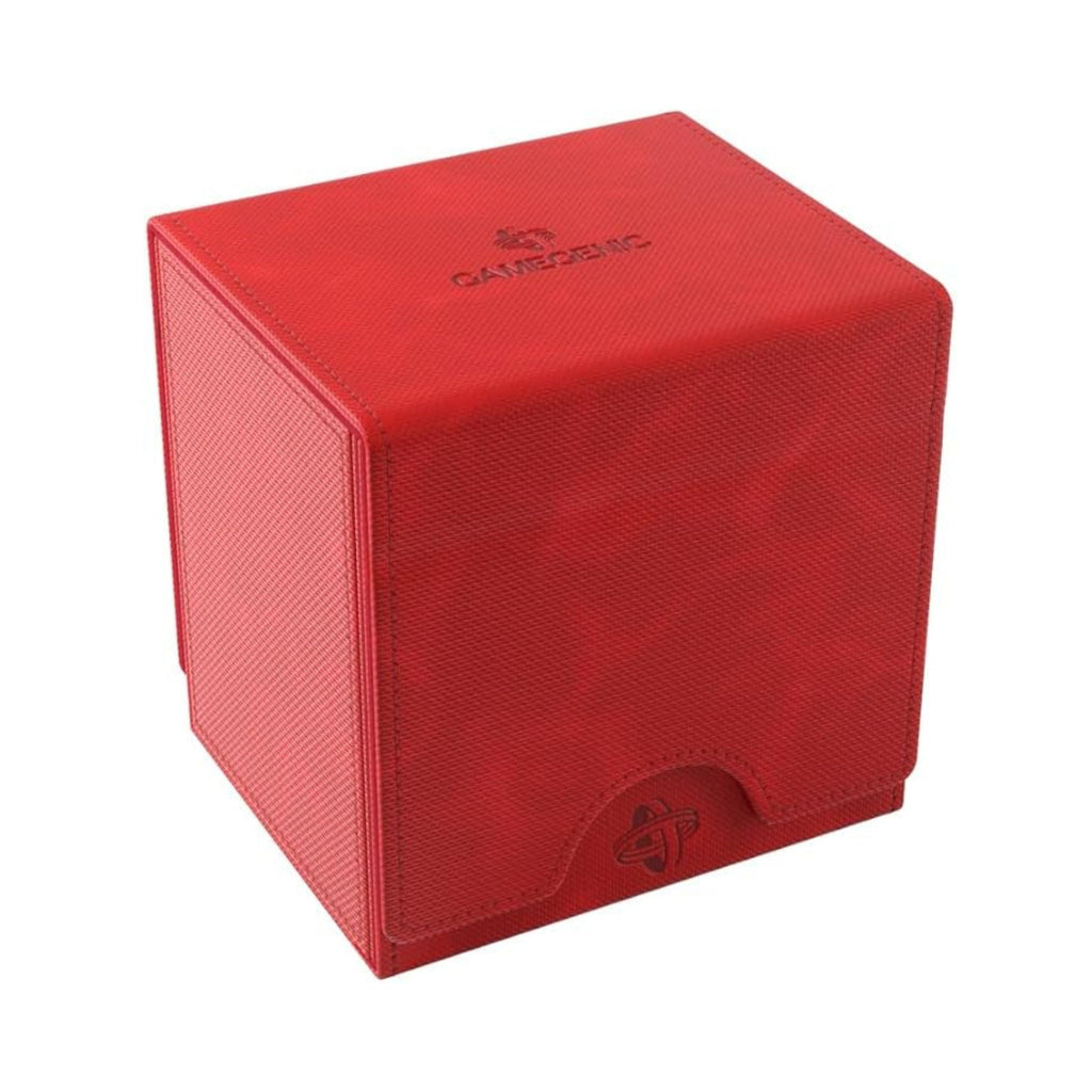 GameGenic Sidekick Pro XL Deck Box 100 Plus Cards Red Trading Card Storage Case