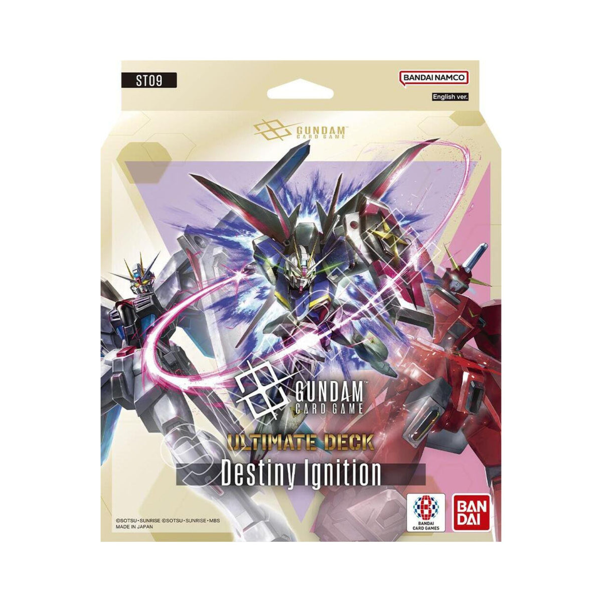 Gundam TCG ST09 Destiny Ignition Ultimate Starter Deck 50 Card Deck Bandai