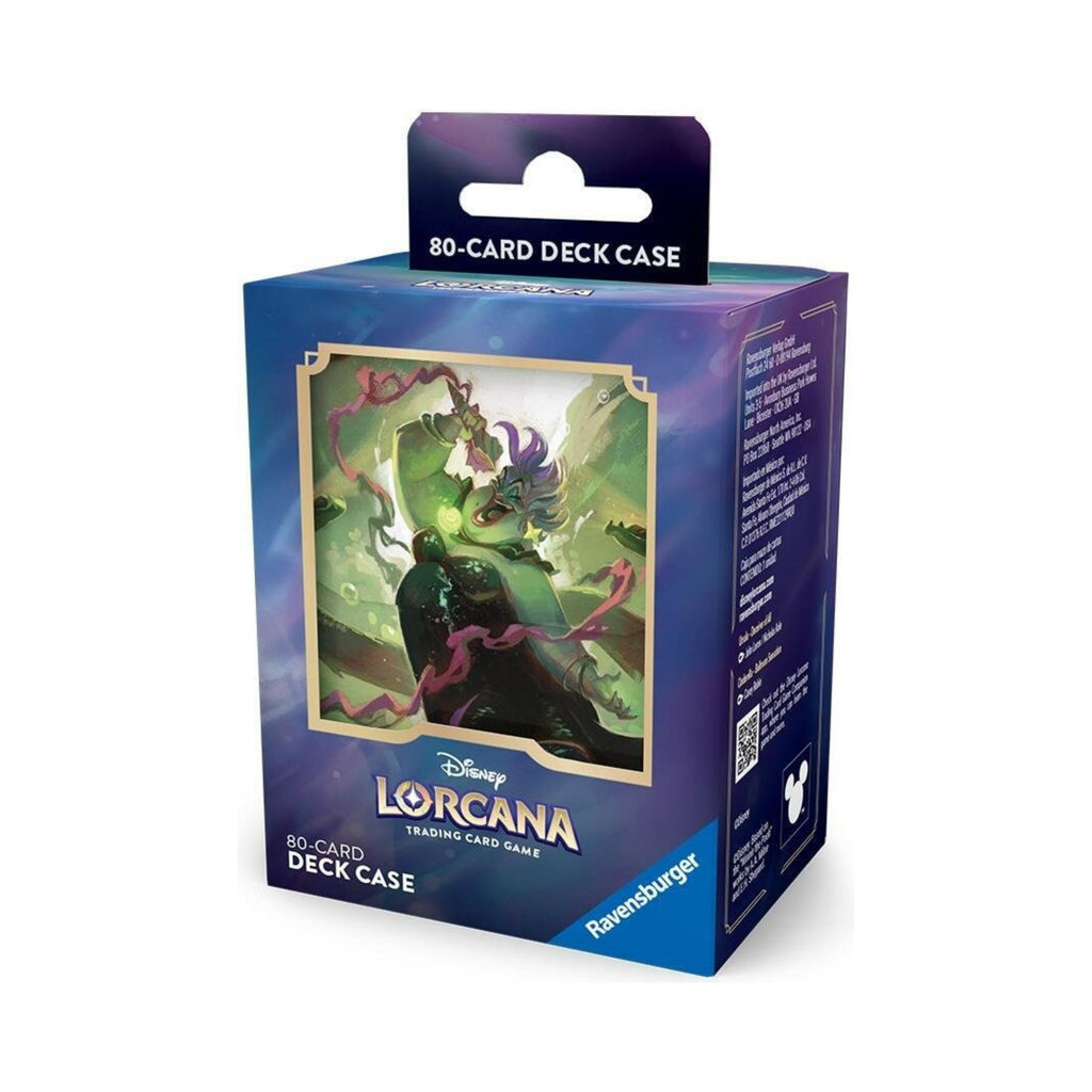 Disney Lorcana TCG Archazia's Island Ursula Deck Box - 80 Sleeved Card Deck Case