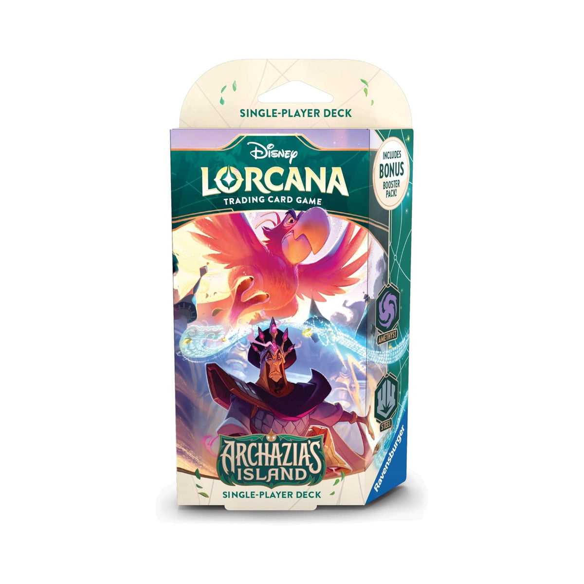 Disney Lorcana TCG Archazia's Island S07 - SINGLE-PLAYER DECK [Amethyst & Steel]