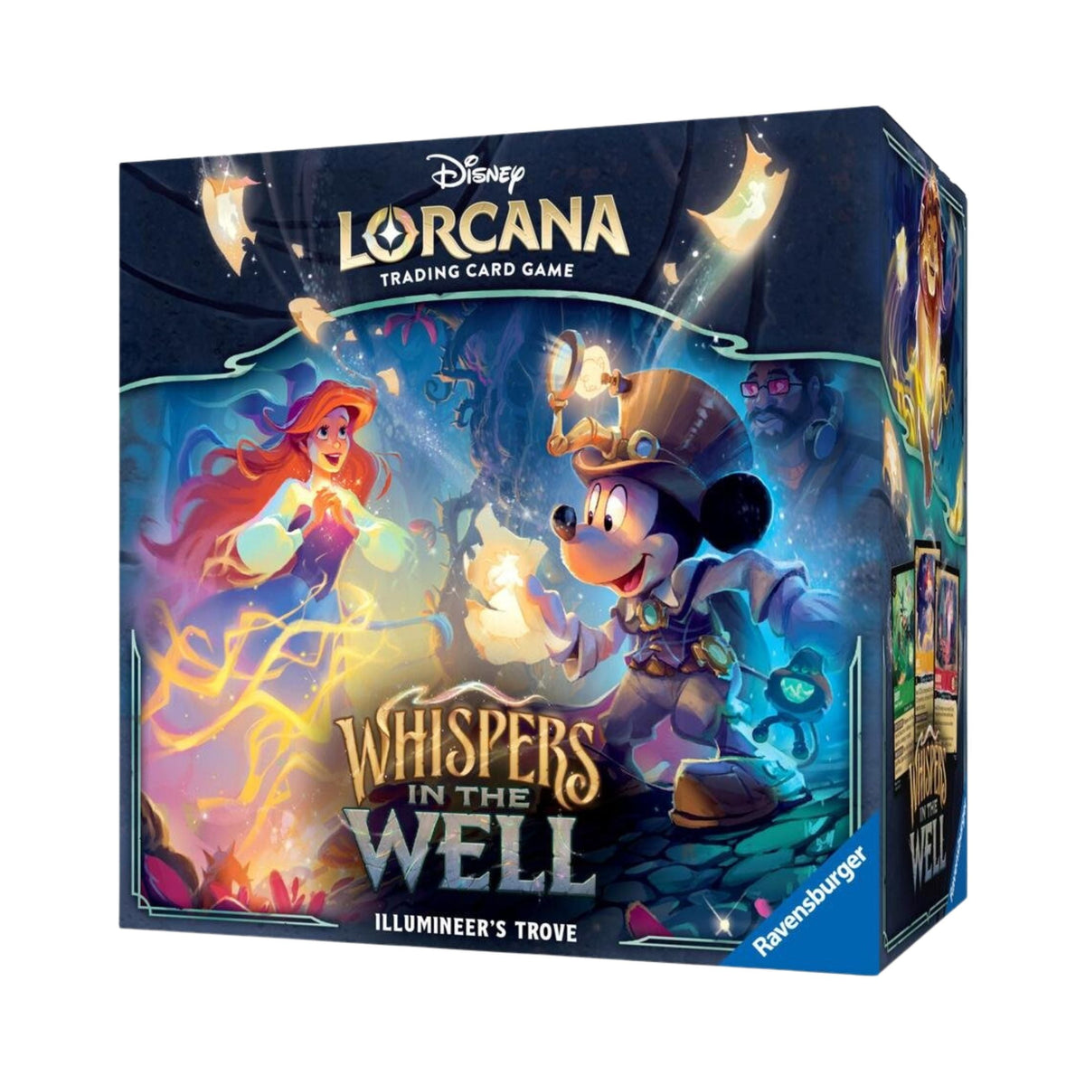 Disney Lorcana TCG Whispers in the Well Illumineer’s Trove | Collector Set with 8 Booster Packs and Storage Box