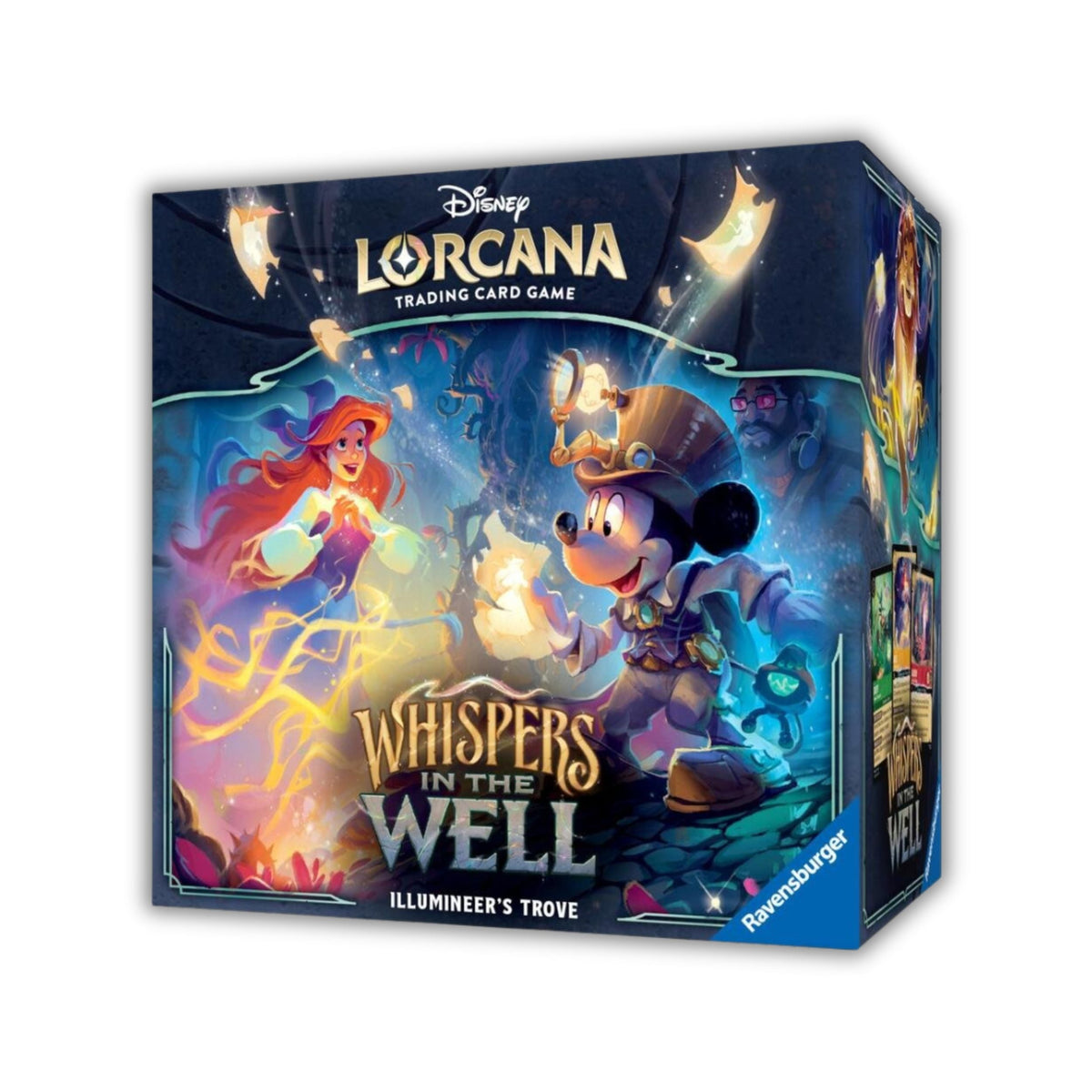 Disney Lorcana TCG Whispers in the Well Illumineer’s Trove | Collector Set with 8 Booster Packs and Storage Box