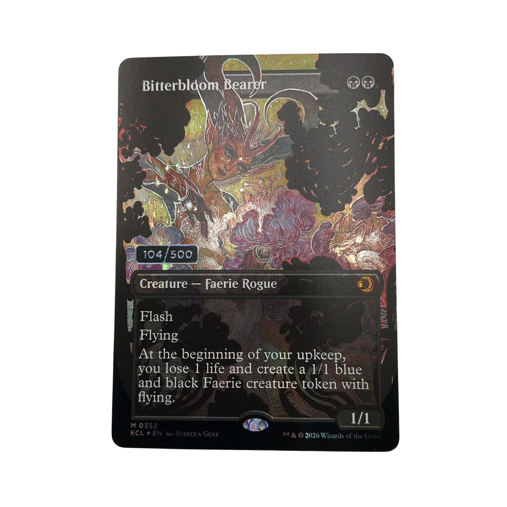 Magic: Bitterbloom Bearer Serial Numbered Foil Card 104/500 2026 NEAR MINT