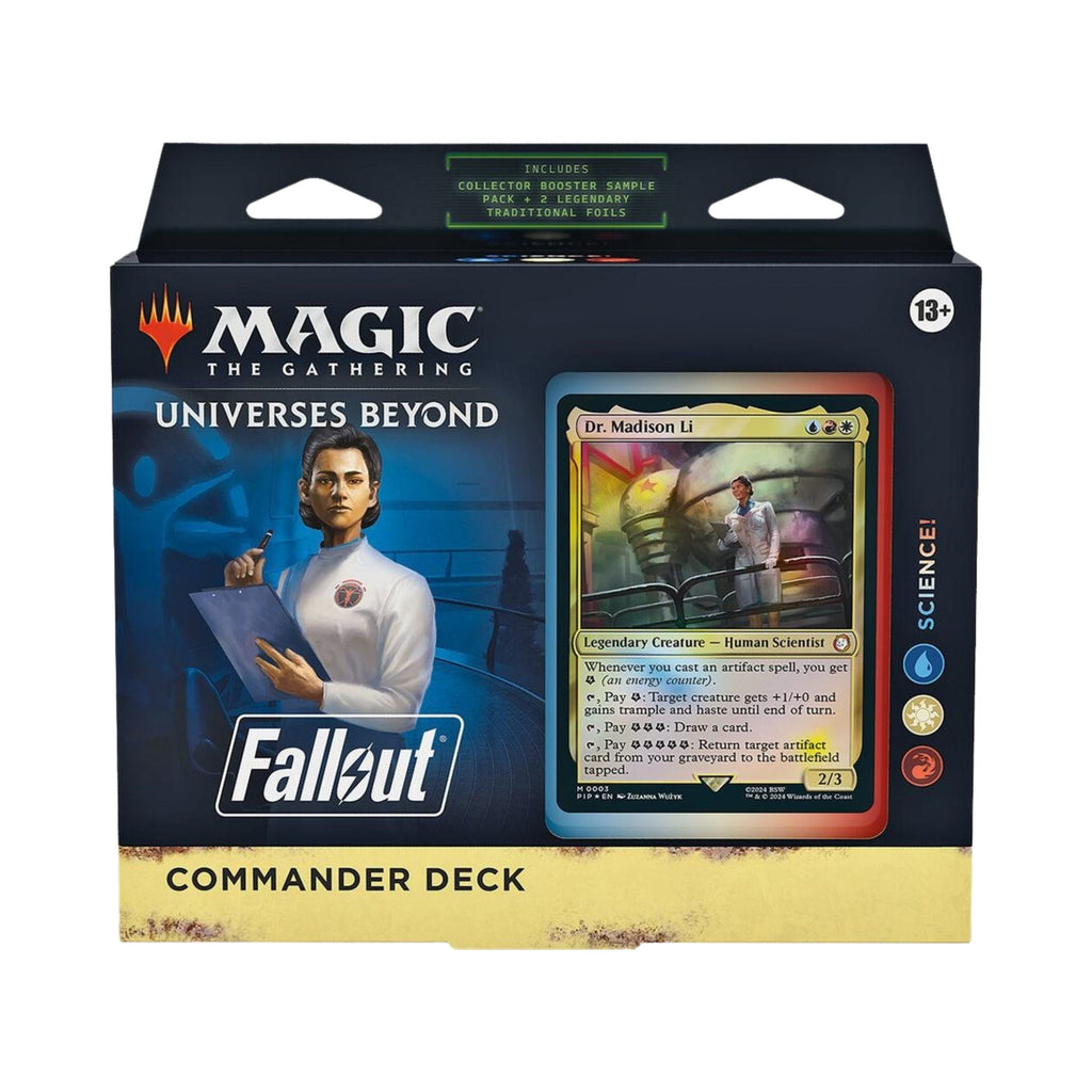 Magic The Gathering TCG Universes Beyond Fallout Science Commander Deck – MTG Cards