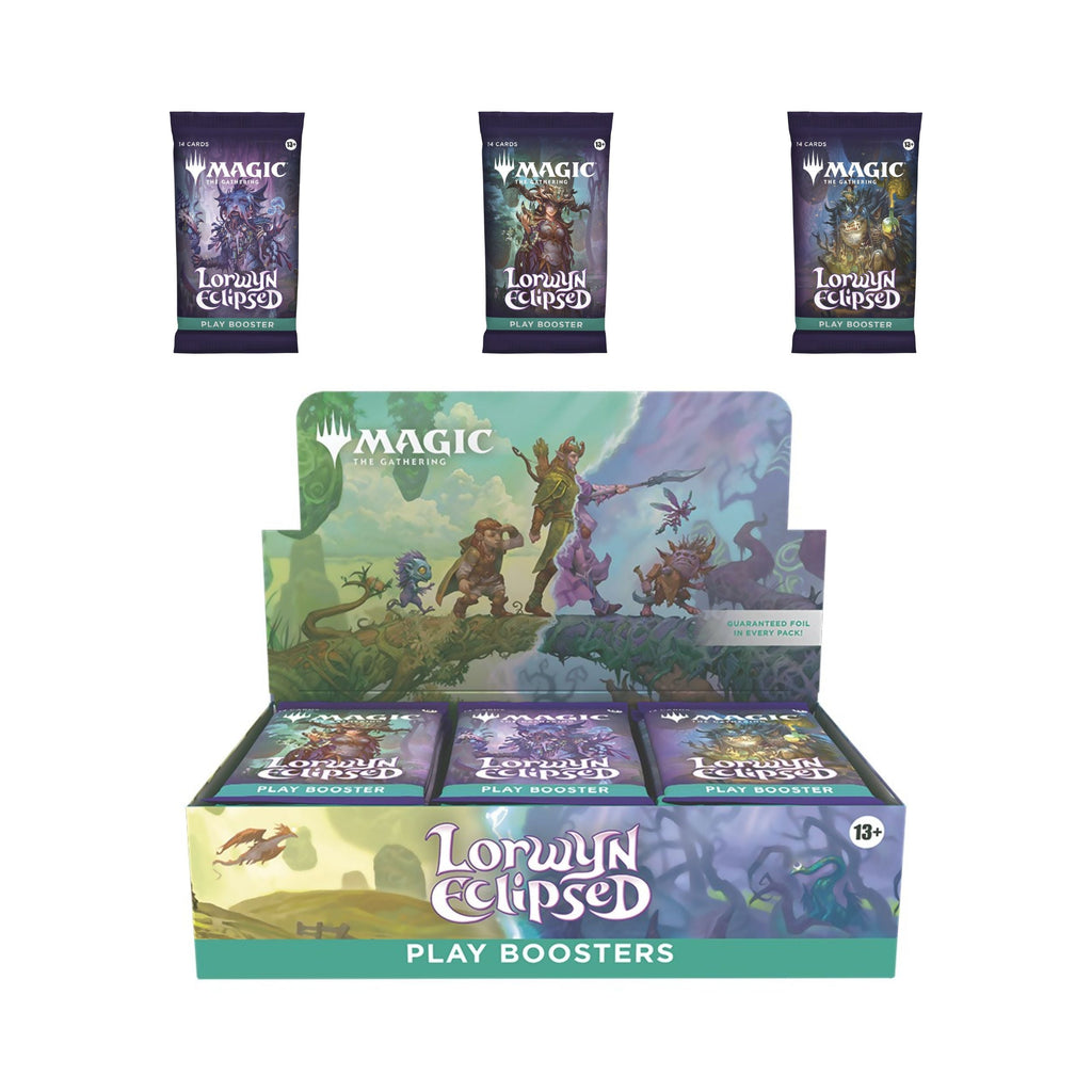 Magic: The Gathering TCG Lorwyn Eclipsed Play Booster Box – 15 Cards per Pack, 30 Packs per Box – MTG Draft & Collectible Booster Packs – Fantasy Trading Card Game