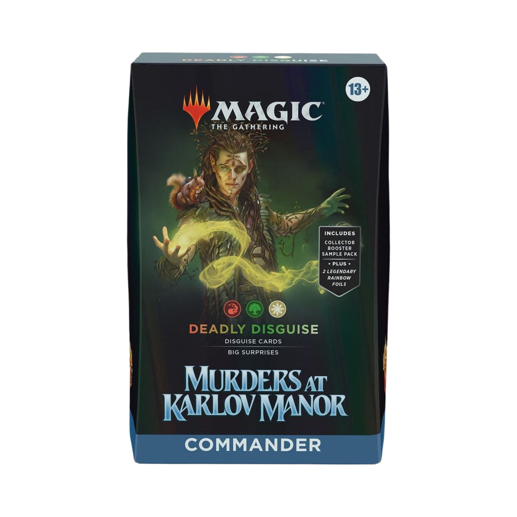 MTG Murders At Karlov Manor Deadly Disguise Commander Deck Magic The Gathering Cards