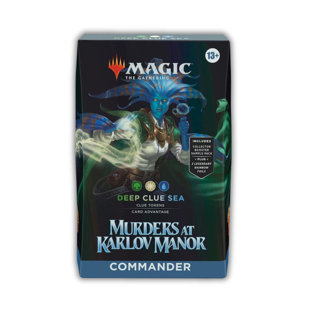 MTG Murders At Karlov Manor Deep Clue Sea Commander Deck Magic The Gathering Cards