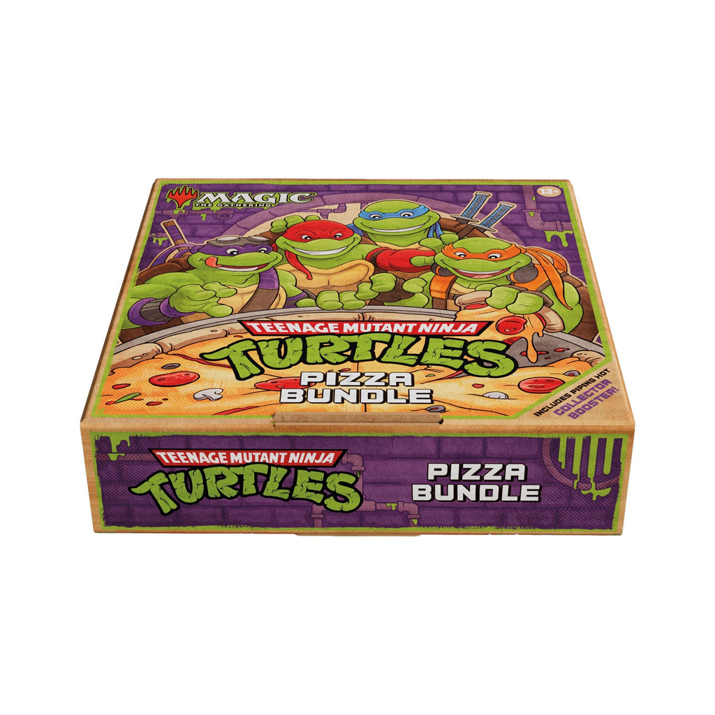Magic: The Gathering x Teenage Mutant Ninja Turtles Pizza Bundle – Limited Edition Collectible Deck Set for Fans and Players