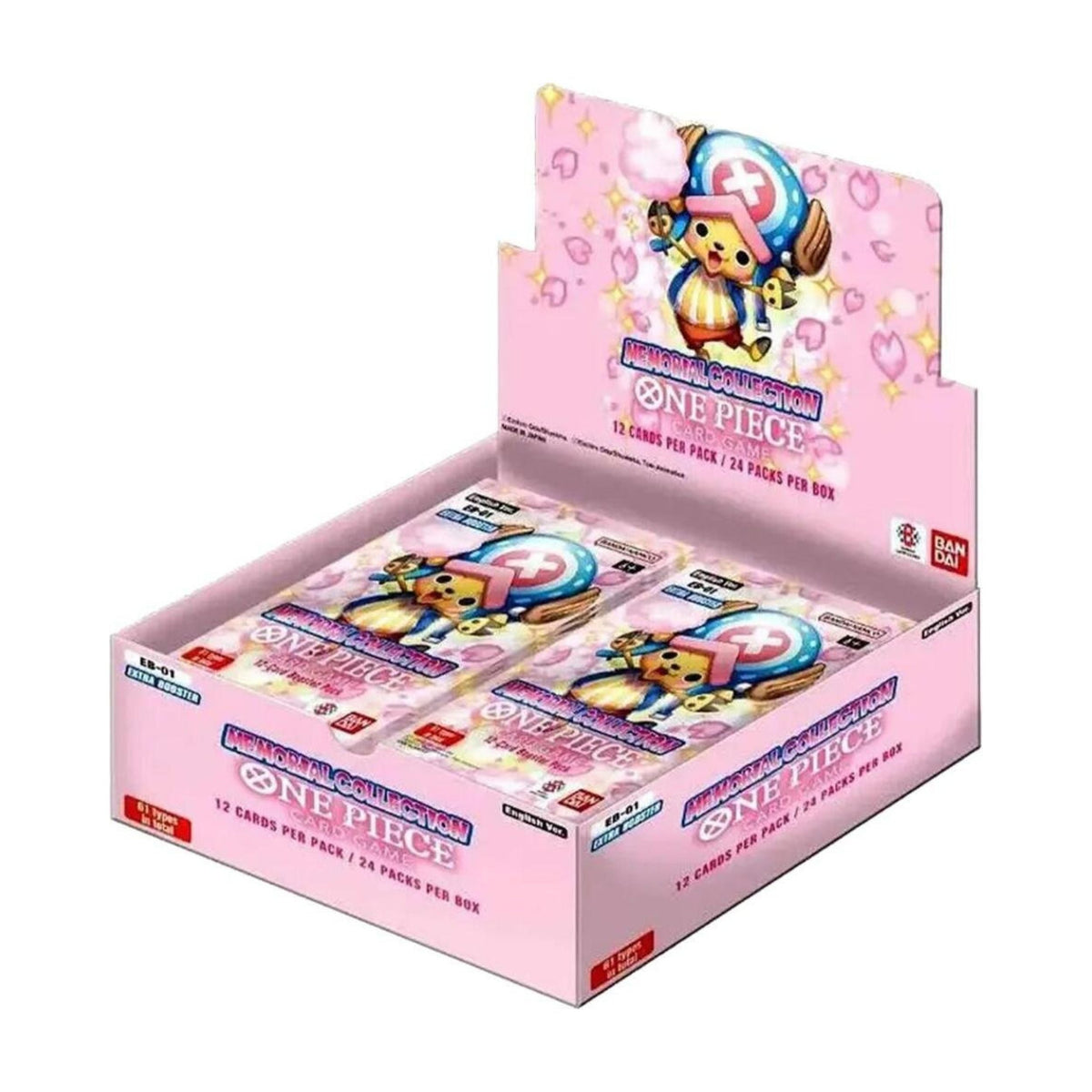 One Piece TCG EB-01 Memorial Collection English Booster Box - 24 Packs