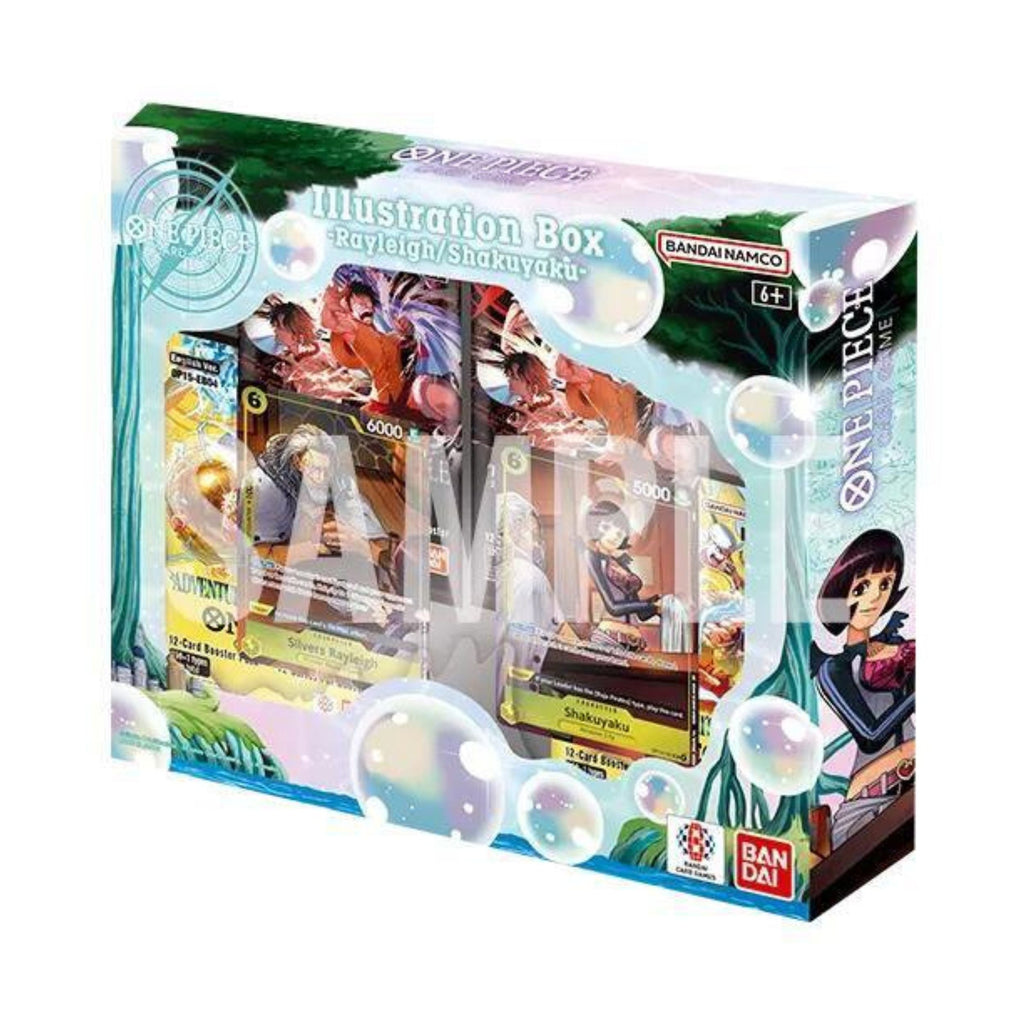 One Piece Card Game Illustration Box Vol. 7 Rayleigh and Shakuyaki Official Collectible Set