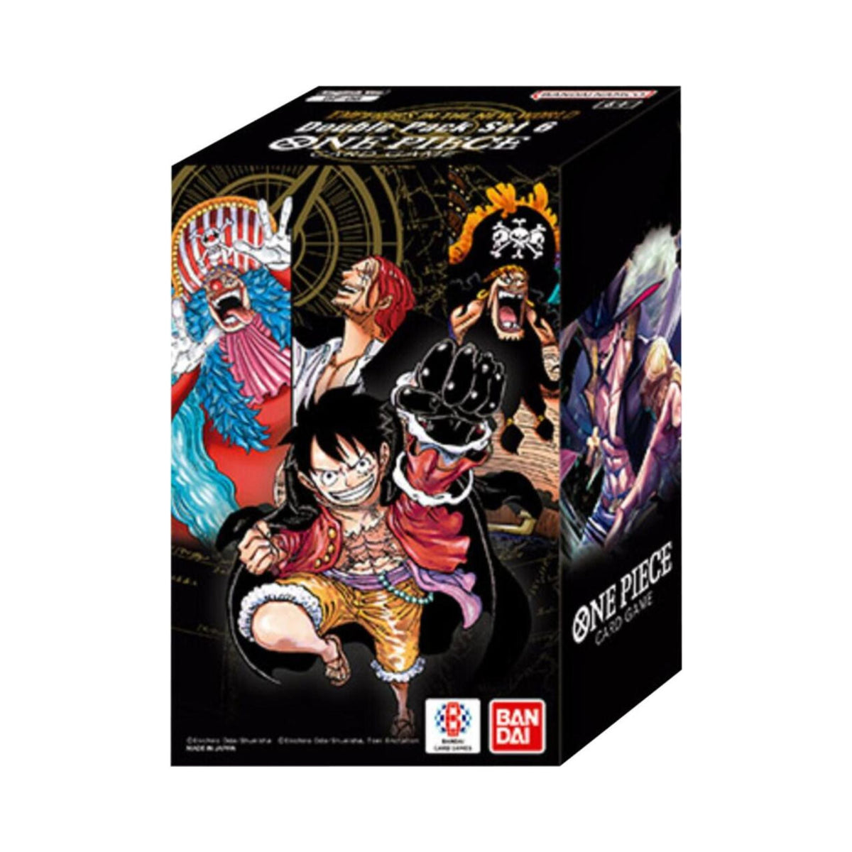 One Piece TCG OP-09 Double Pack Set Volume 6 - Emperors in the New World 2 Booster Packs DON Card Collectible Card Game