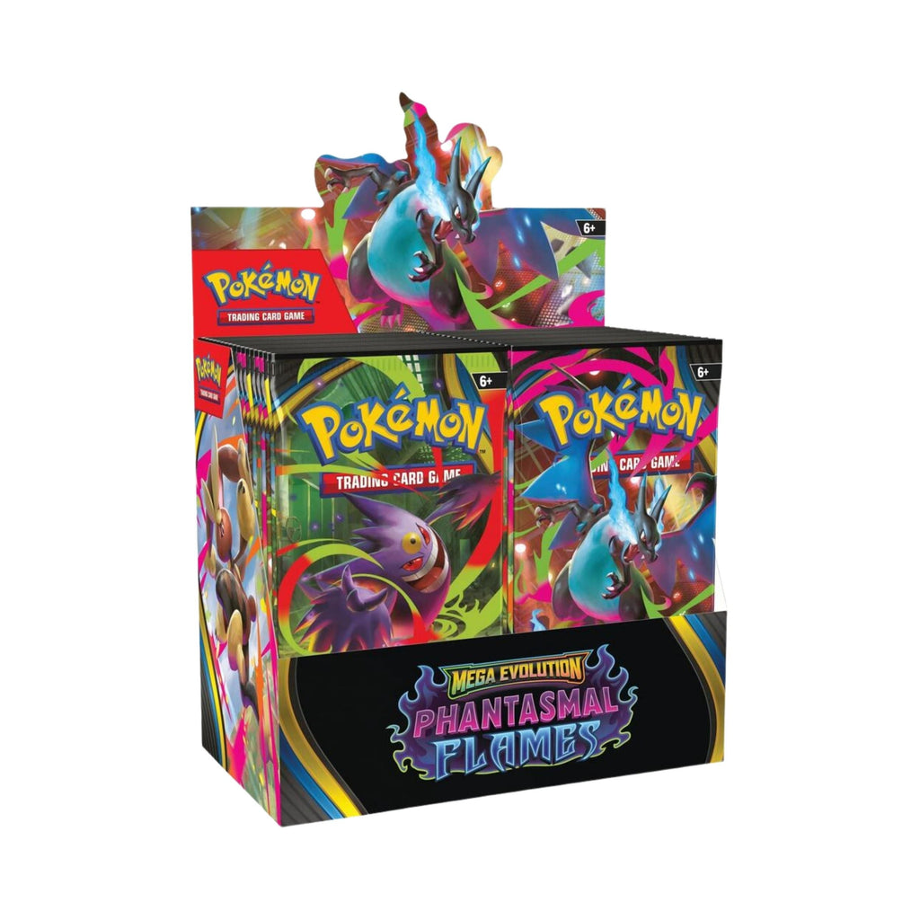 Pokémon TCG Mega Evolution Phantasmal Flames Booster Box – Sealed Pokémon Cards