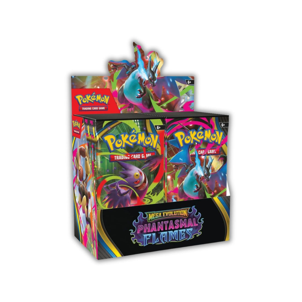 Pokémon TCG Mega Evolution Phantasmal Flames Booster Box – Sealed Pokémon Cards