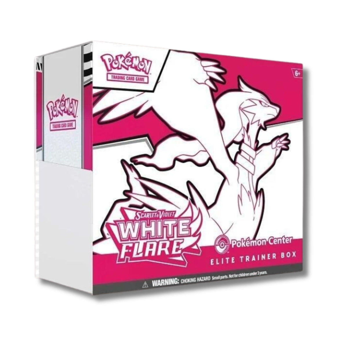 Pokemon TCG Pokemon Center SV White Flare Elite Trainer Box ETB with Booster Packs and Accessories