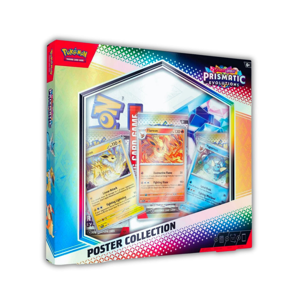 Pokemon TCG Scarlet & Violet Prismatic Evolutions Poster Collection