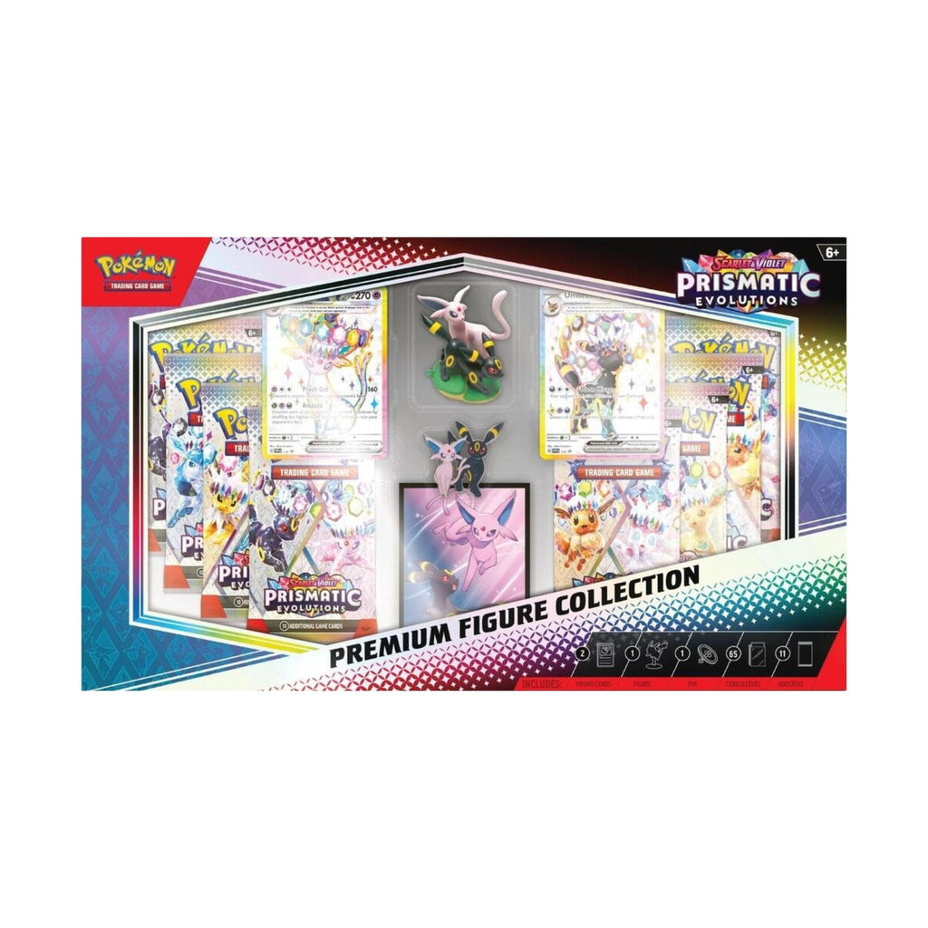 Pokemon TCG Scarlet & Violet Prismatic Evolutions Premium Figure Collection Espeon Umbreon