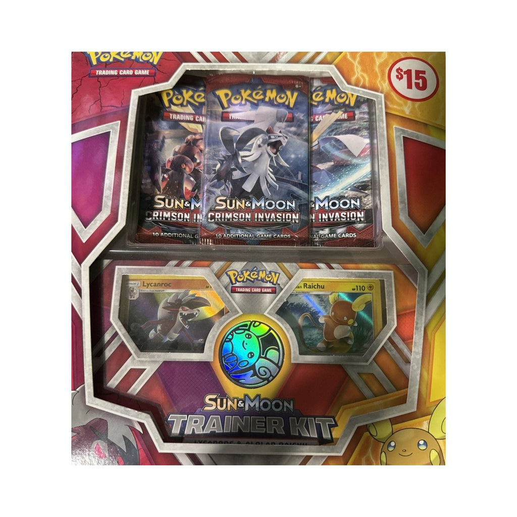 Pokemon TCG Sun & Moon Trainer Kit Promo Box | TCG Card Game Set with Foil Cards and Playmat