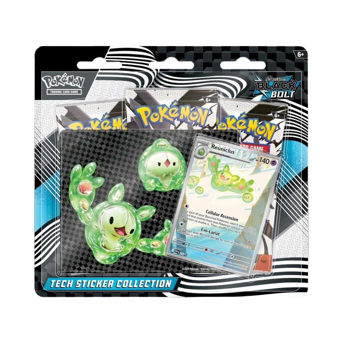 Pokémon TCG Scarlet and Violet – Black Bolt Tech Sticker Collection