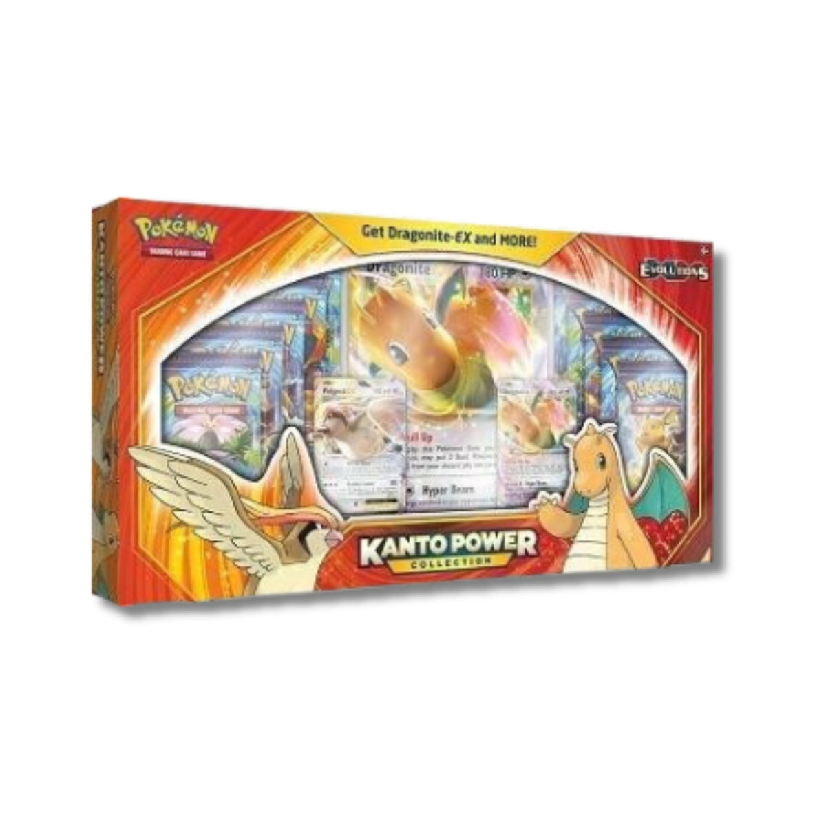 Pokemon TCG Kanto Power Collection Dragonite EX XY Evolutions Box with Jumbo Card and Boosters