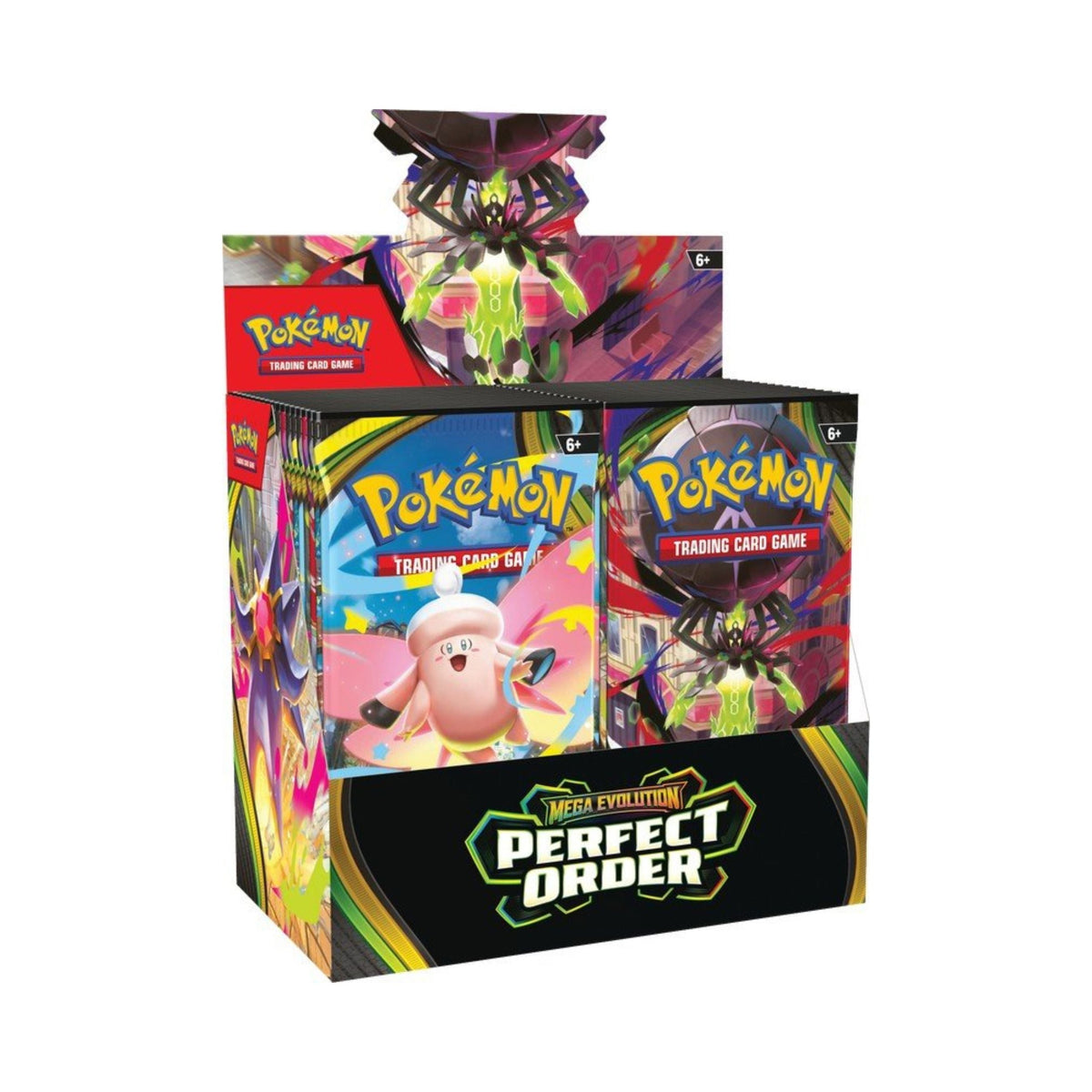 Pokémon TCG Mega Evolutions ME3 Perfect Order Booster Box | Pokémon Trading Card Game Booster | Collectible Pokémon Cards, Mega Evolution ex, Anime Card Set