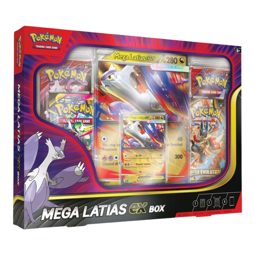 Pokemon TCG Mega Evolutions Mega Latias EX Box – Sealed Pokémon Cards and Booster Packs