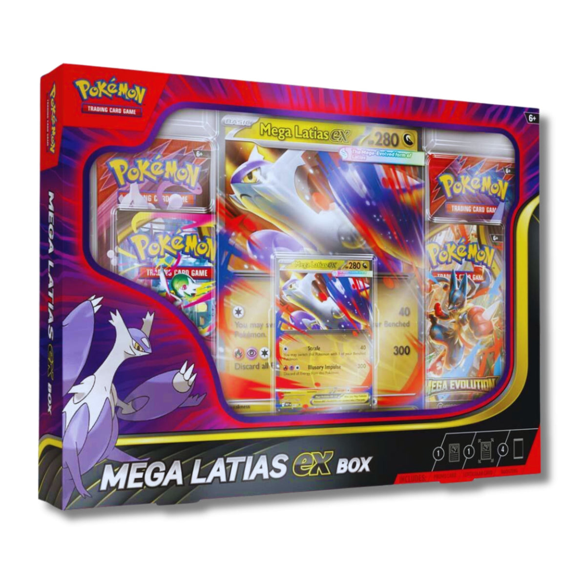 Pokemon TCG Mega Evolutions Mega Latias EX Box – Sealed Pokémon Cards and Booster Packs